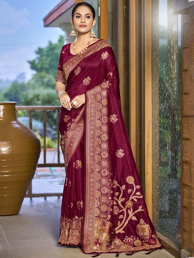 Radhika Pyari Vol 1 By Bunawat Silk Wedding Wear Sarees Wholesale In India